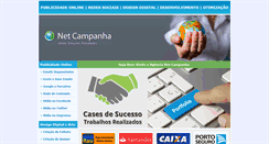 Desktop Screenshot of netcampanha.com.br